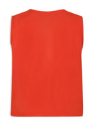 Gilet con tasche per bambino Mini Rodini rosso con motivo con ricamo 2521010042 RED MINI RODINI 