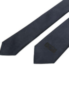 Cravatta per bambino Emporio Armani Kids blu navy con dettaglio logo EB000843 AF23749 UB137 EMPORIO ARMANI KIDS 