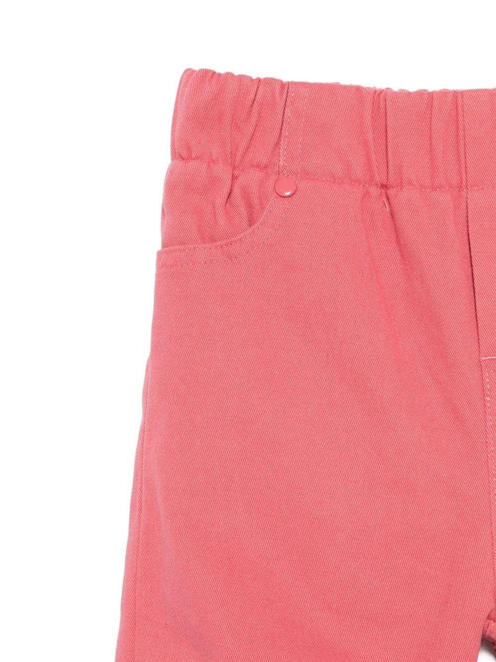 Pantaloni per neonata Stella McCartney Kids rosa con vita elasticizzata TX6630 Z0628 304 STELLA McCARTNEY KIDS 