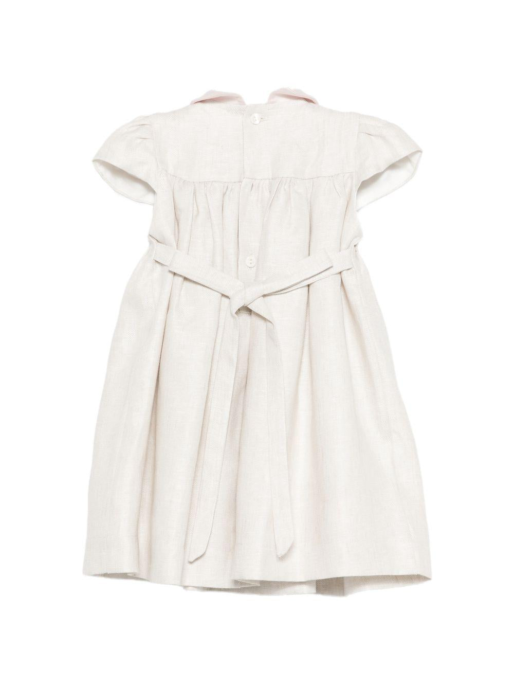 Abito per neonata La Stupenderia multicolore con colletto alla Peter Pan 2CCAB64 D12PIN LA STUPENDERIA KIDS 