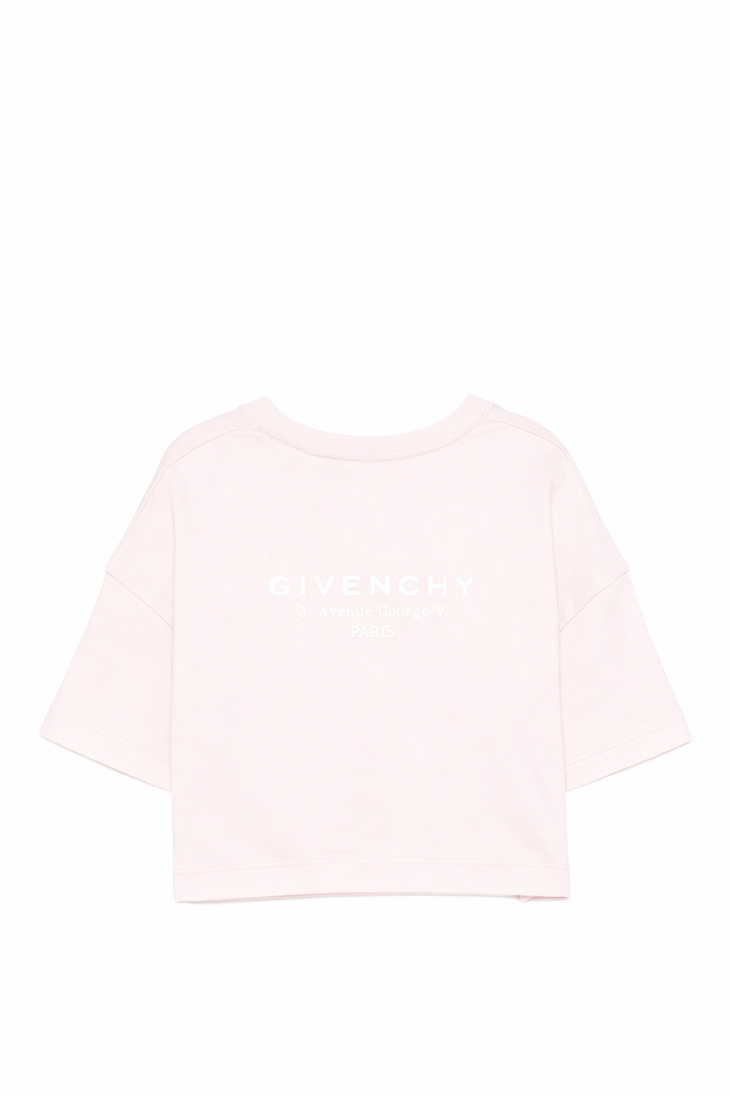 T-shirt per bambina Givenchy Kids rosa con logo sul davanti H31224 44Z GIVENCHY KIDS 