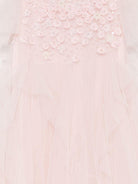 Abito per bambina MAISON AVA rosa con applicazione a fiori MA-SS25-GL07 PINK MAISON AVA 