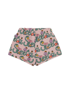 Bermuda per bambina Stella McCartney Kids  rosa con stampa grafica all-over TY6039 Z3581 51RMC STELLA McCARTNEY KIDS 