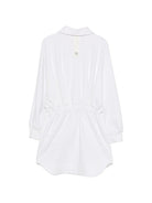 Abito per bambina Douuod Kids bianco con colletto classico DY1A60 J0371 100 DOUUOD KIDS 