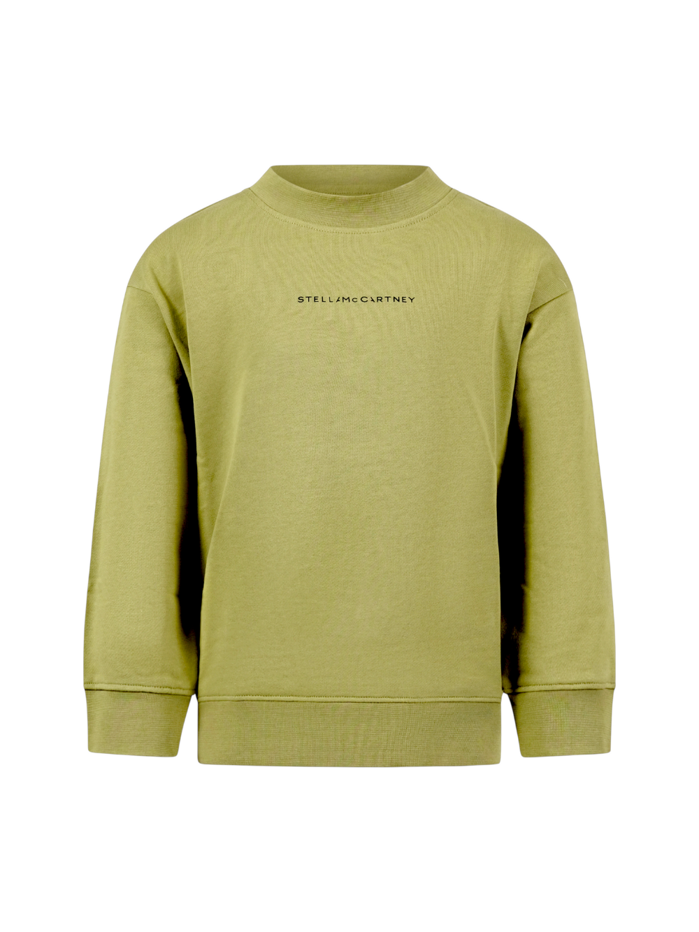 Felpa per bambino Stella McCartney Kids verde con stampa grafica sul retro TY4P10 Z0499 770 STELLA McCARTNEY KIDS 