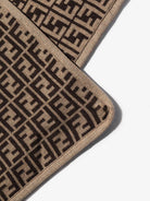Coperta per neonati Fendi Kids marrone con stampa del logo FF BUJ166 A3TE F0LMJ FENDI KIDS 