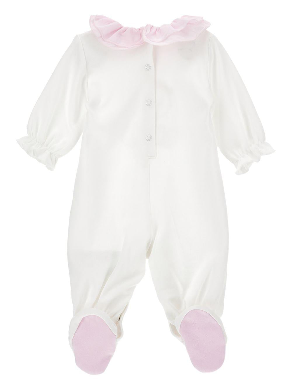 Tutina per neonata Monnalisa bianca con stampa coniglietta 35G204 7000 0190 MONNALISA KIDS 