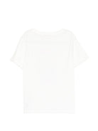 T-shirt per bambina MC2 Saint Barth Kids bianca con stampa grafica ELLY001 03866L MC2 ST. BARTH KIDS 