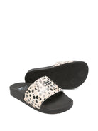 Ciabatte per bambina Elisabetta Franchi La Mia Bambina animalier con logo sul davanti F4A0E06081926 X253 ElISABETTA FRANCHI KIDS 