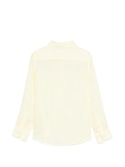 Camicia Agnes per bambino MC2 Saint Barth Kids gialla con ricamo AGN0001 00556L MC2 ST. BARTH KIDS 