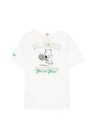 T-shirt per bambino MC2 Saint Barth Kids x Peanuts bianca con stampa logo PRL0001 02662L MC2 ST. BARTH KIDS 