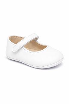 Ballerine per neonata Andrea Montelpare bianco con chiusura a strappo MT951 BIANCO MONTELPARE TRADITION KIDS 