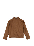 Giacca per bambino Paolo Pecora Kids marrone con zip PP4183 CAFFE PAOLO PECORA KIDS 