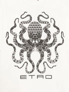 T-shirt per bambino Etro Kids bianca con stampa polpo GY8P31 Z3672 102NE ETRO KIDS 