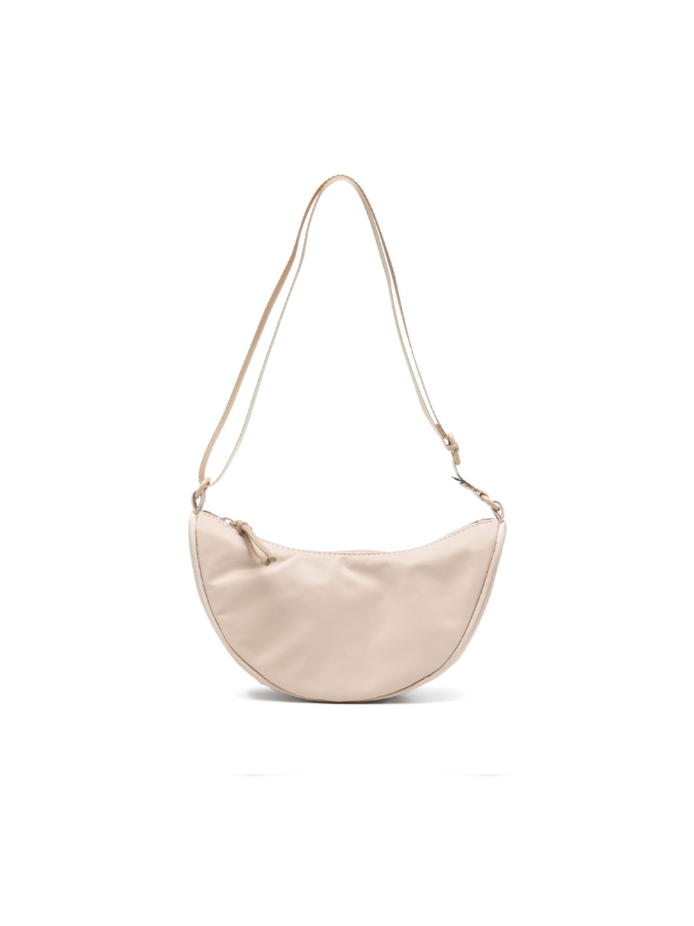Borsa a spalla per bambina Molo Crescent beige con chiusura superiore con zip 7S25V109 8787 MOLO KIDS 