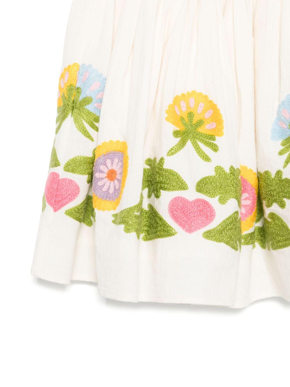 Gonna per bambina molo beige Bonnie con vita elasticizzata sul retro 2S25D126 3995 MOLO KIDS 