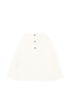 T-shirt per neonati Balmain Kids bianca con stampa logo BZ8310 Z3672 102NE BALMAIN KIDS 