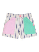 Shorts per bambina Billieblush multicolore con design a righe U22099 N48 BILLIEBLUSH KIDS 