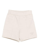 Shorts per neonato Emporio Armani Kids beige con dettaglio logo EB001121 AF20698 U1156 EMPORIO ARMANI KIDS 