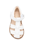 Sandali per bambina Florens bianchi con dettaglio intrecciato E0730 10B BIANCO FLORENS KIDS 
