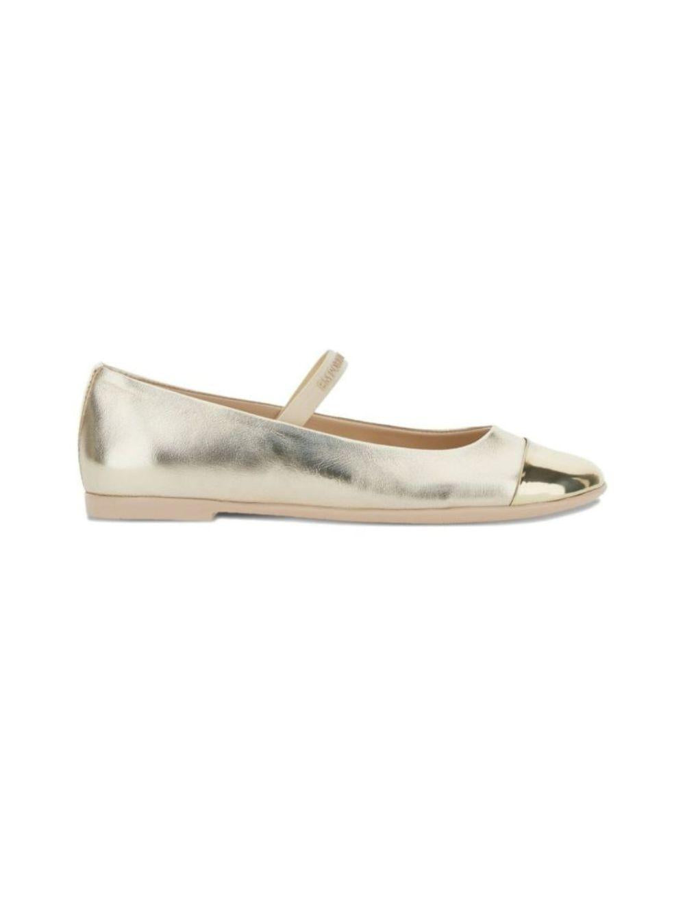 Ballerine per bambina Emporio Armani Kids oro con cinturino EG000807 AF24125 U2217 EMPORIO ARMANI KIDS 