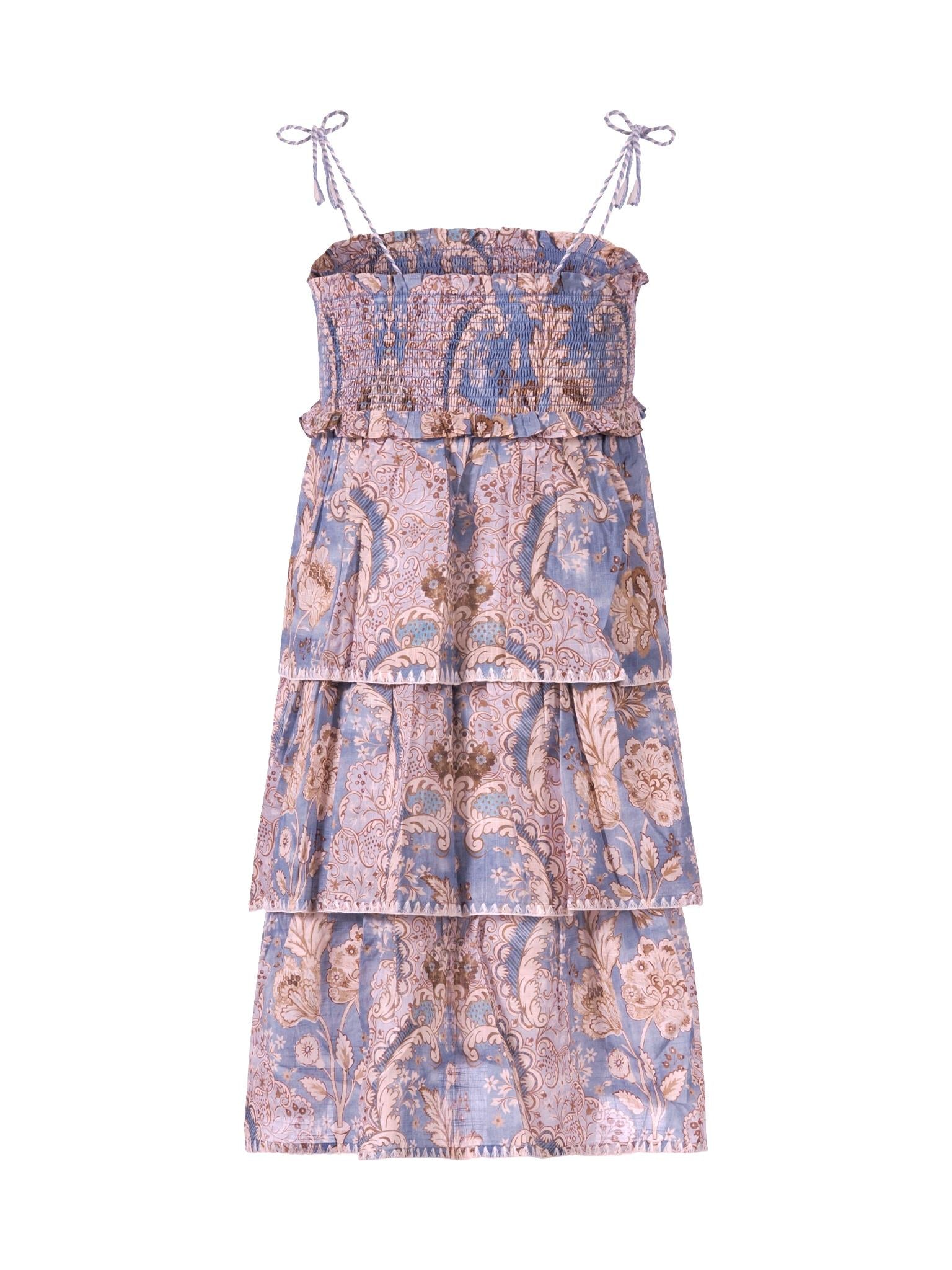 Abito Daylight per bambina Zimmermann Kids multicolore con fiocchi decorativi 1231DR S263 ZIMMERMANN KIDS 