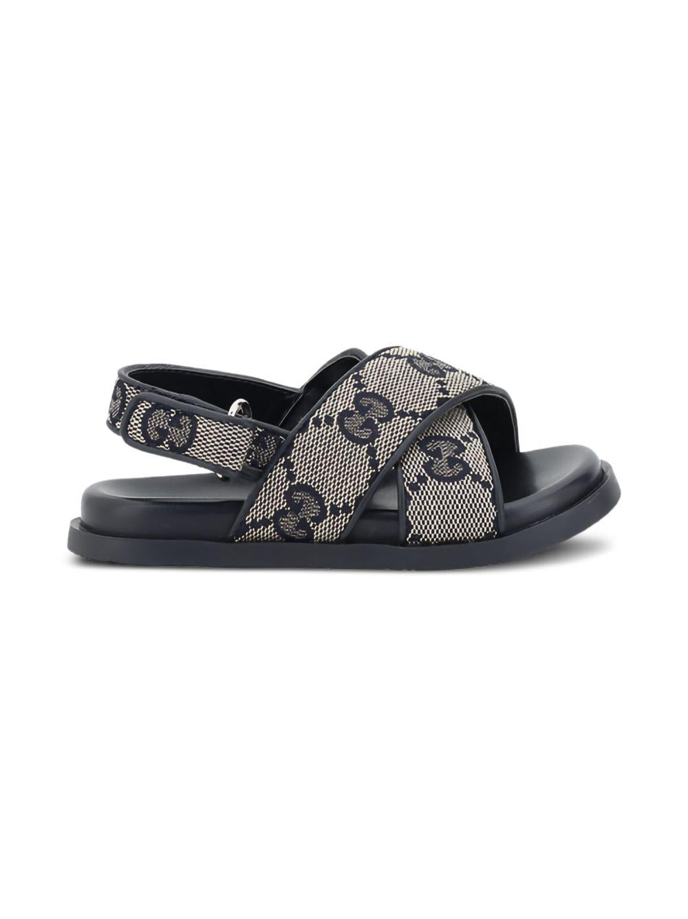 Sandali per bambino Gucci Kids beige con chiusura alla caviglia con fibbia 812671HWK20 4041 GUCCI KIDS 