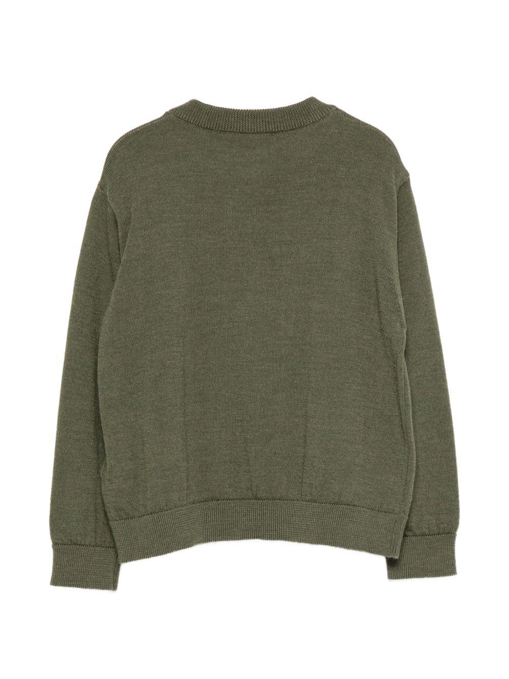 Maglione per bambino Etro Kids verde con design lavorato a maglia GZ9A20 Z4117 817 ETRO KIDS 