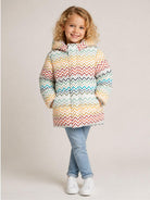 Piumino per bambino Missoni Kids multicolore con stampa a zigzag MZ2H17 N0442 960MC MISSONI KIDS 