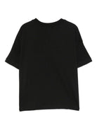 T-shirt per bambina MSGM Kids nera con logo sul davanti F5MSJGTH153 110 MSGM KIDS 