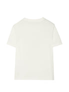 T-shirt per bambini Burberry Kids bianca con stampa logo sul davanti 8126308 A2014 BURBERRY KIDS 