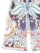 Costume da bagno per bambino Just Cavalli Kids blu e verde con stampa JBP26082BE INDIA DIG. ROBERTO CAVALLI KIDS 