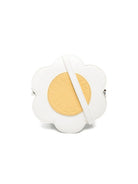 Borsa a fiore per bambina Stella McCartney Kids bianca con design margherita TY0D08 Z2429 101 STELLA McCARTNEY KIDS 