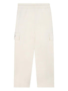 Pantaloni sportivi per bambina Michael Kors Kids bianchi con tasche cargo R30453 190 MICHAEL KORS KIDS 