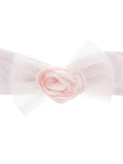 Fascia per neonata Monnalisa rosa con decorazione a fiori 73F007 6207 0091 MONNALISA 