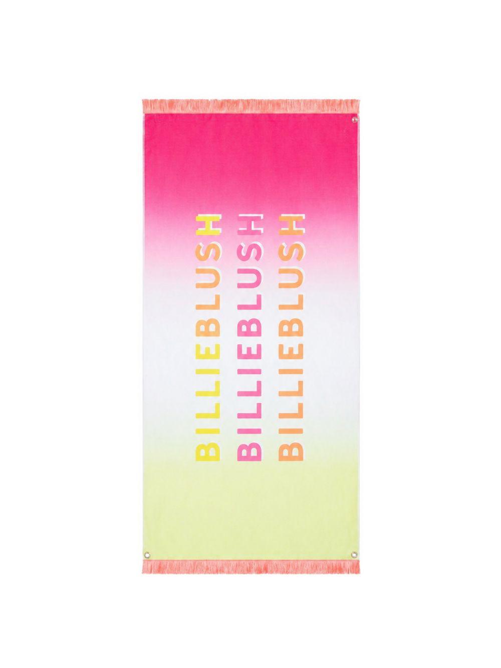 Telo mare per bambina Billieblush rosa con dettaglio logo colorato U22089 499 BILLIEBLUSH 