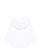 Giacca antipioggia per neonati Moschino Kids bianca con stampa Teddy Bear MUS033L3A39 10101 MOSCHINO KIDS 