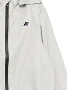 Giacca per bambino K Way Kids grigia con cappuccio e zip<BR/><BR/> K41345W 634 K-WAY KIDS 