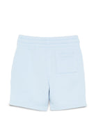 Shorts per bambino Casablanca Kids azzurro chiaro con tasca posteriore con toppa KPF26JTR26602 CASAWAY CASABLANCA KIDS 