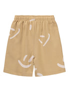 Shorts Amil per bambino Molo beige con stampa smile 1S26H206 9594 MOLO KIDS 