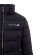 Giacca Joe per bambino Moncler Enfant nera trapuntata con bottoni automatici K29541A00026597X2 999 MONCLER ENFANT 