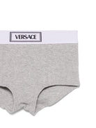 Set di 2 boxer per bambino Versace Kids bianco e grigio con banda logo 10187821A13344 2W240 VERSACE KIDS 