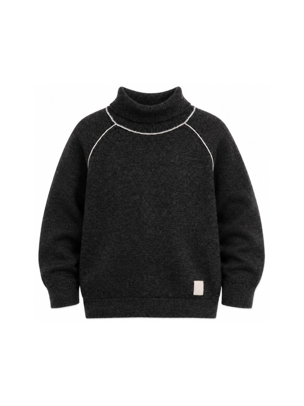 Maglione per bambino Eleventy Kids grigio con collo alto EZ9H10 Z3403 891BG ELEVENTY KIDS 