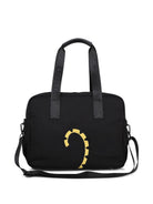 Borsa fasciatoio per neonati Kenzo Kids nera con ricamo K61828 095 KENZO KIDS 
