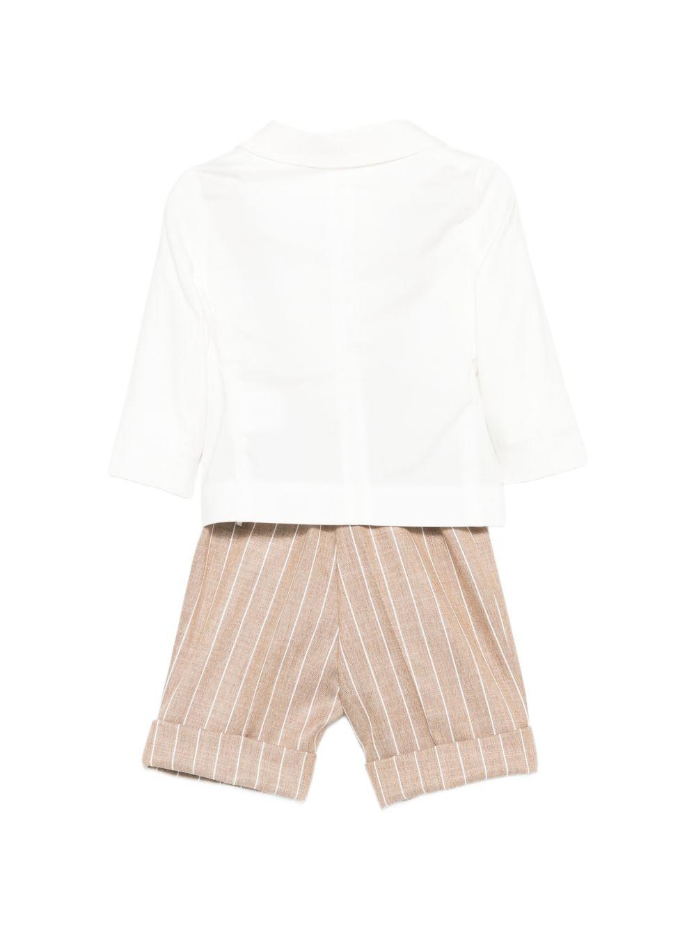 Abito per neonato Colorichiari multicolore con papillon abbinato MN508444 4795a 15 COLORICHIARI KIDS 