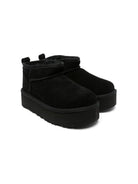 Stivali Classic Ultra Mini Platform per bambina Ugg Kids neri con suola platform 1157791K BLK UGG KIDS 