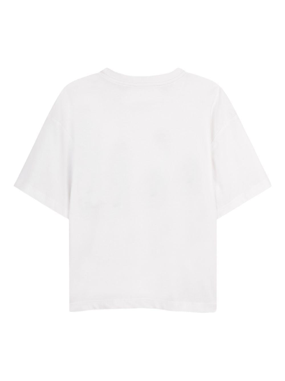 T-shirt per bambino The Marc Jacobs Kids bianca con stampa grafica sul davanti W60846 10P THE MARC JACOBS KIDS 