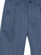 Pantaloni per bambino DONDUP Kids blu con motivo gessato DMPA1780TV117 4019 DONDUP KIDS 