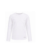 Top per bambina Monnalisa bianca a girocollo 17G605 7980 0001 MONNALISA 
