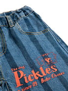 Jeans per bambino Bobo Choses denim con design a righe B126AC099 411 BOBO CHOSES KIDS 